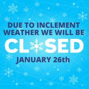 inclement weather popup